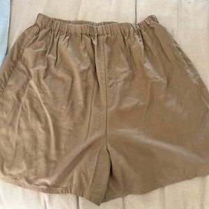 Ozma Loie silk noil shorts